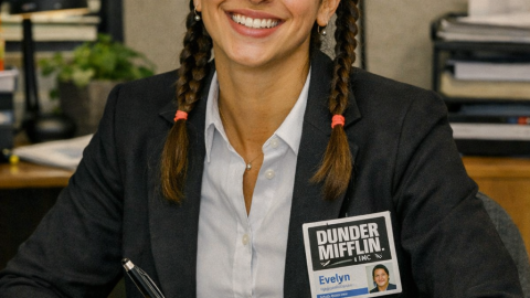 Evelyn Gallardo con estilo ejecutivo elegante