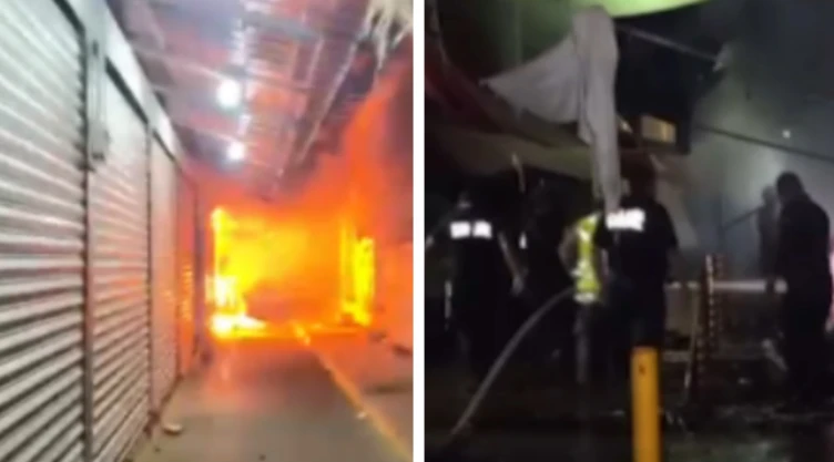 Incendio mercado Juchitán