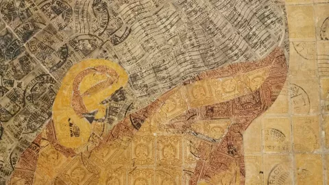 Rostro mural “La Tarasca”