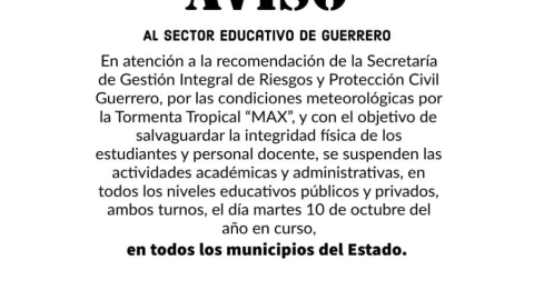 Tormenta tropical Max