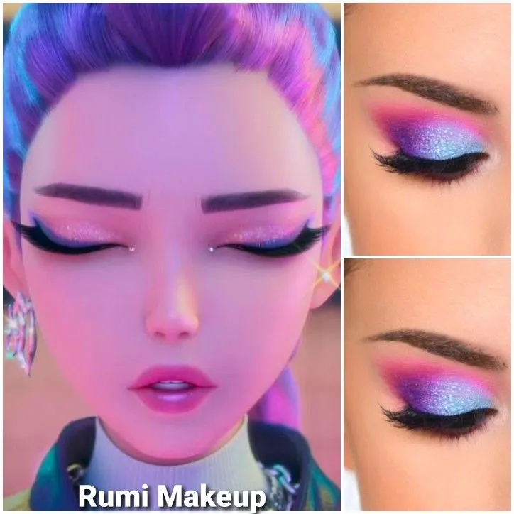 Sets de colores de Rumi, Zoey y Mira para quienes aman Kpop Demon Hunters