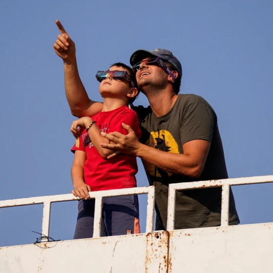 Fotografías del eclipse solar