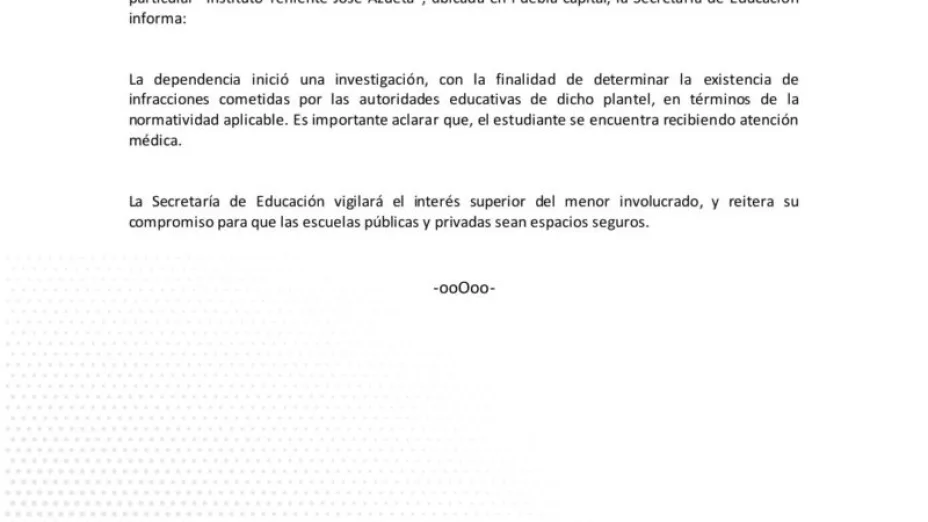 sep niño escuela puebla