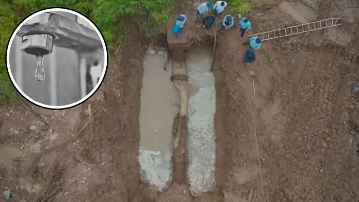 Sin agua sur de Culiacán
