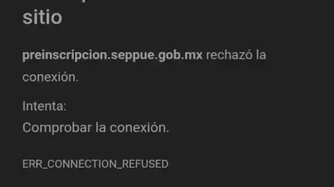 falla preinscripciones