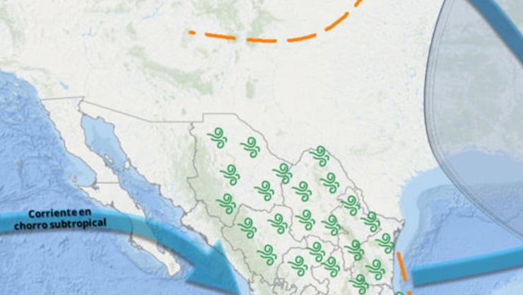 Alerta por Frente Frío 33: lluvia intensa y rachas de 120 km/h