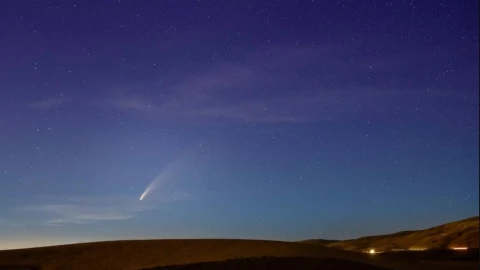 nasa habla de la aparicion del cometa verde en la tierra