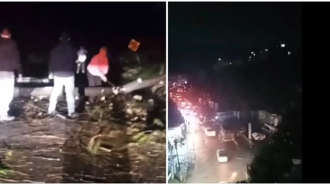 ¡Emergencia en el Estado de México! Se desgaja parte del cerro de San Luis Ayuca
