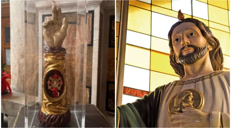 La reliquia de San Judas Tadeo es muy importante para la religión católica.