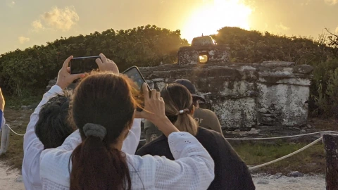 alineamiento solar en el vestigio el caracol
