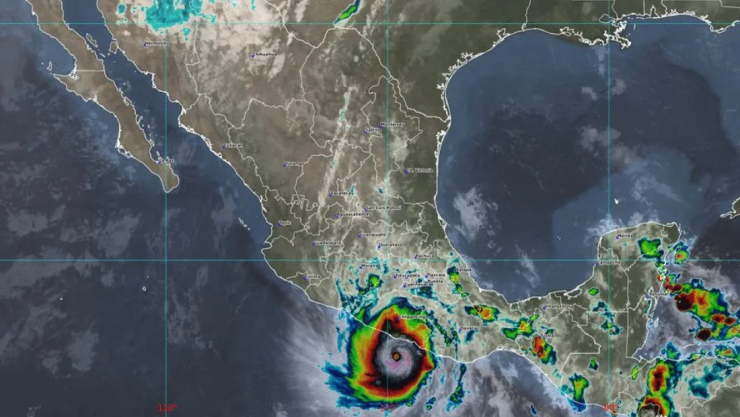 Huracán Otis se degrada a categoría 1; Trayectoria