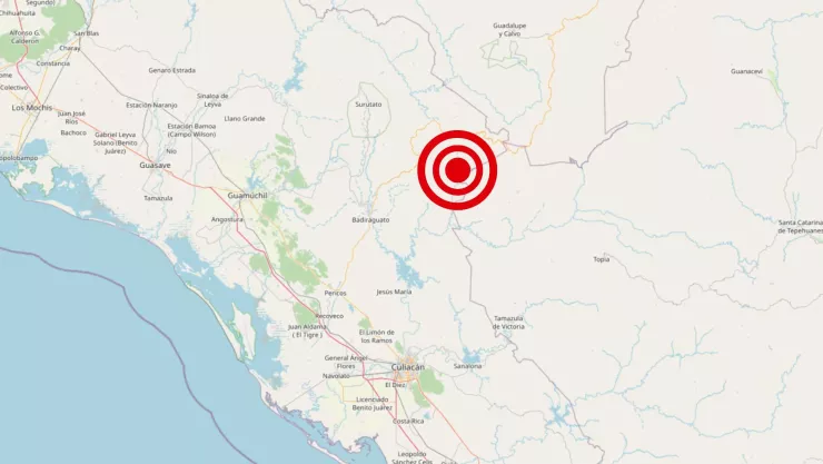Sismo 3.7 en Badiraguato, Sinaloa este 1 de octubre de 2025