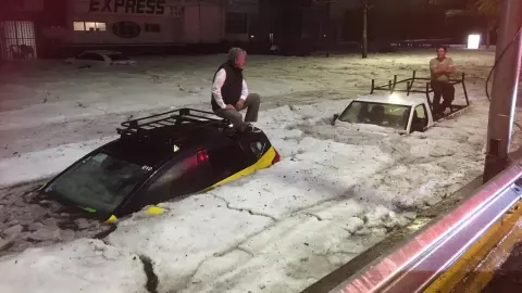 Granizada en Guadalajara