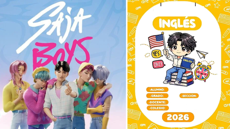 Portadas de los Saja Boys 4 ideas de carátulas para este regreso a clases