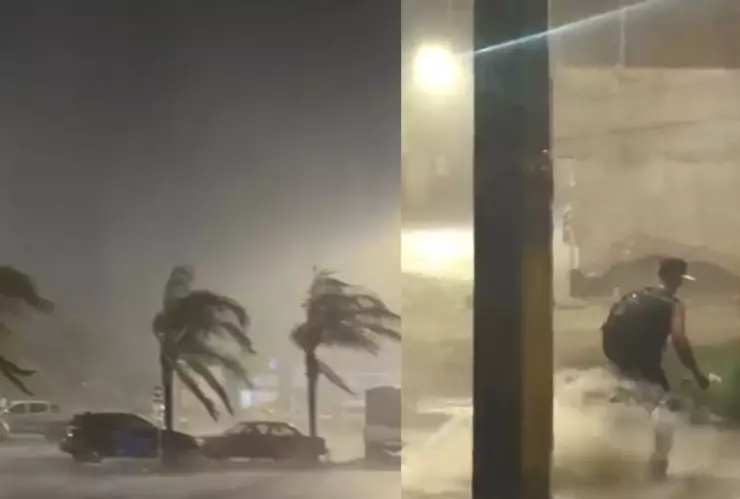Lluvia en Aguascalientes Así se vio la fuerte tormenta que cayó en la ciudad hoy 30 de agosto VIDEO