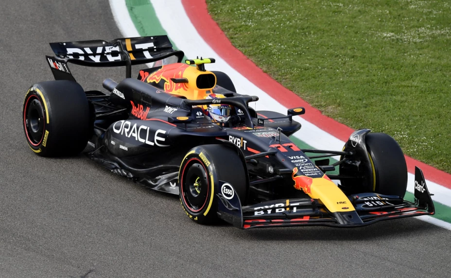Sergio Pérez en Imola