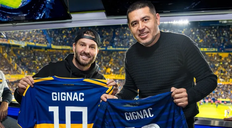 Gignac es recibido como héroe en Argentina