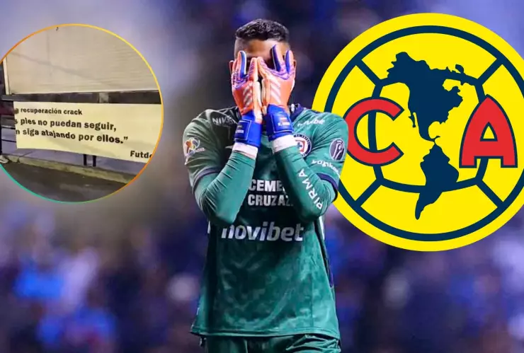 Aficionado del América y su gesto a Kevin Mier
