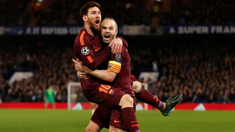 Messi e Iniesta