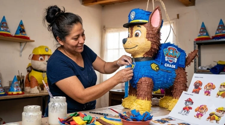 Cómo hacer una piñata de Paw Patrol sin gastar mucho dinero: queda preciosa
