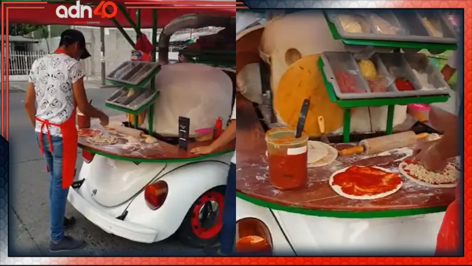 Mexicanos crean la vochopizza