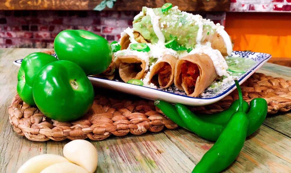 Receta Flautas de pollo