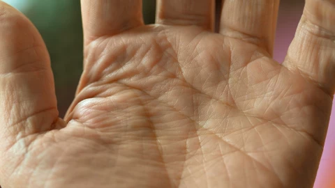 significado de tener M en la palma de la mano