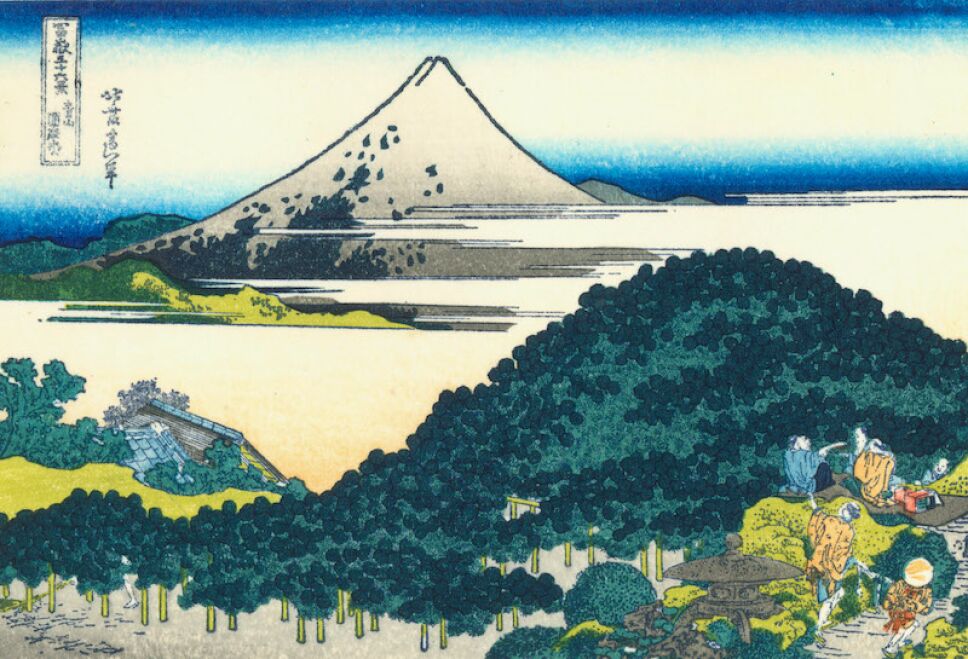 la costa de kamakura hokusai