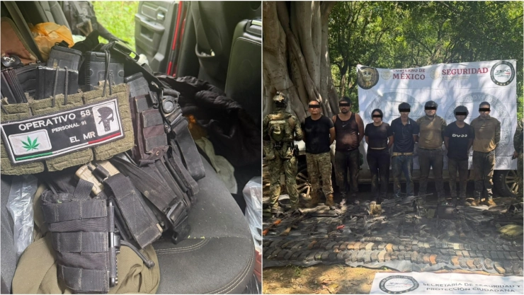 Nueve del Cártel de Sinaloa fueron detenidos tras agresión a Marina y SSPC.
