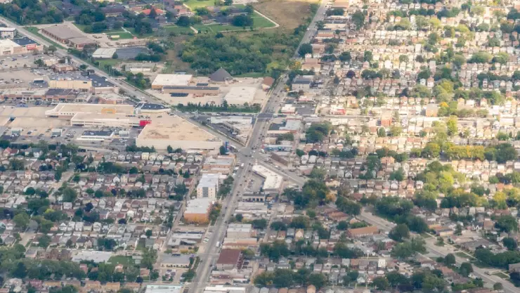 el suburbio de Norridge en Chicago