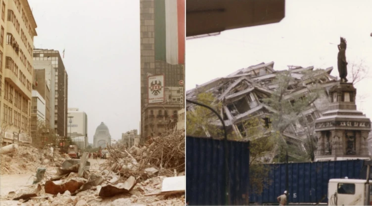 Fotos del terremoto de 1985 en la Ciudad de México.