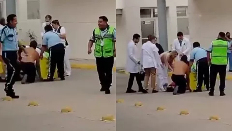 VIDEO Mujer da a luz afuera de un hospital en Chiapas; no había médicos ni camas disponibles