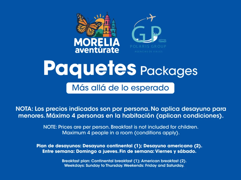 La nueva propuesta turística con paquetes completos en la capital michoacana