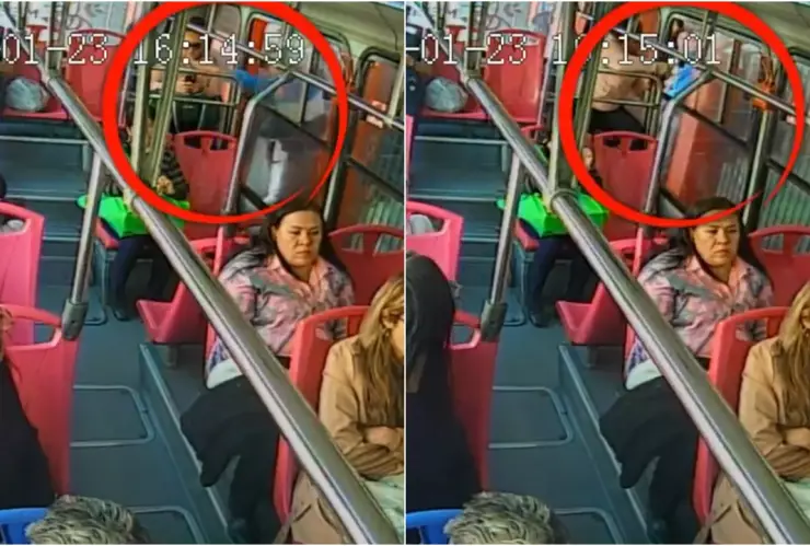 Un robo en el Mexibús fue grabado dentro de una unidad; arrebatan celular a mujer