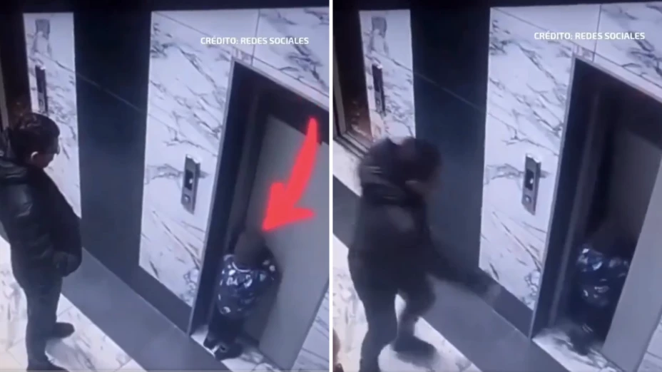 Niño cae al hueco de un elevador en Rusia y sobrevive gracias a rápido rescate del padre.png