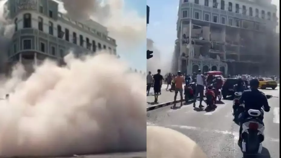Video Explosión en el hotel Saratoga en La Habana, Cuba