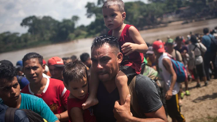 Caravana migrante hacía Estados Unidos