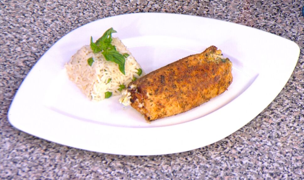 pechuga rellena, que hay de comer