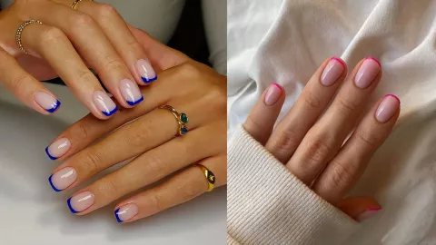 4 ideas de uñas francesas cortas que puedes usar en cualquier fecha del año: son elegantes y originales.