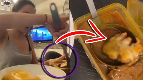 VIDEO_ ¡De Pesadilla! Joven pide comida africana y termina llamando a la Policía; descubre escalofriante cosa dentro.webp