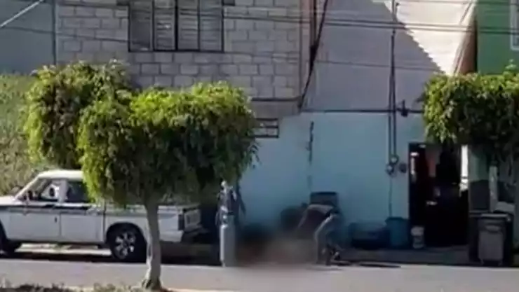 QUEMAN VIVO CERDO SAN ANDRÉS CHOLULA PUEBLA