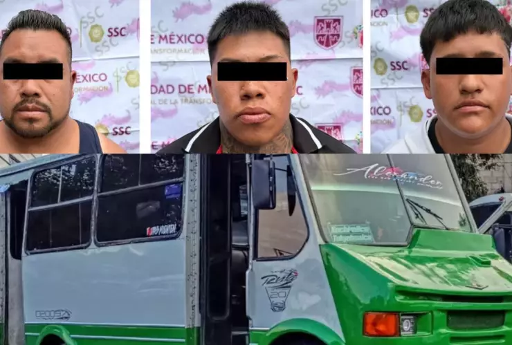 Caen 3 miembros de “Los Negros” en Indios Verdes; extorsionaban microbuseros