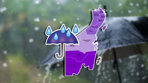 ¡PREPÁRATE! Esta es la hora EXACTA en que habrá lluvias en Quintana Roo HOY, sábado 6 de marzo de 2026.webp