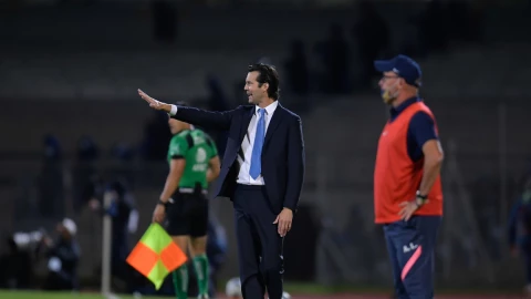 Santiago Solari y Andrés Lillini