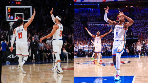 Los Knicks y el Thunder son los favoritos a ganar las finales de conferencia de la NBA