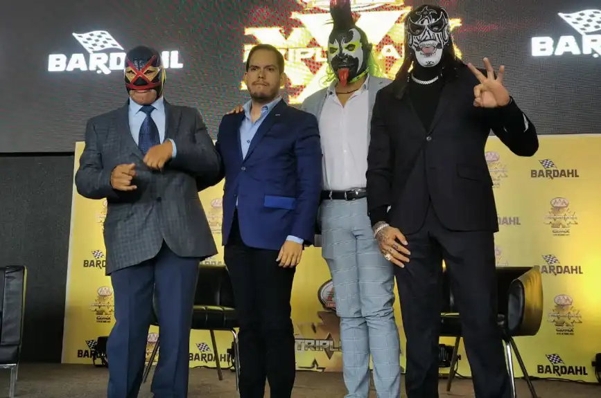Conferencia de prensa Triplemania 30 Lucha Libre AAA