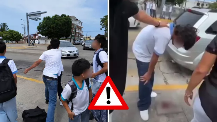 La agresión ocurrió en una parada de autobús sobre avenida Díaz Mirón