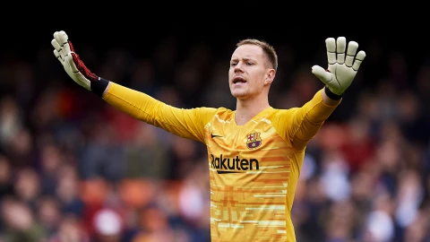 Portero Ter Stegen admite desconocer los nombres de sus rivales