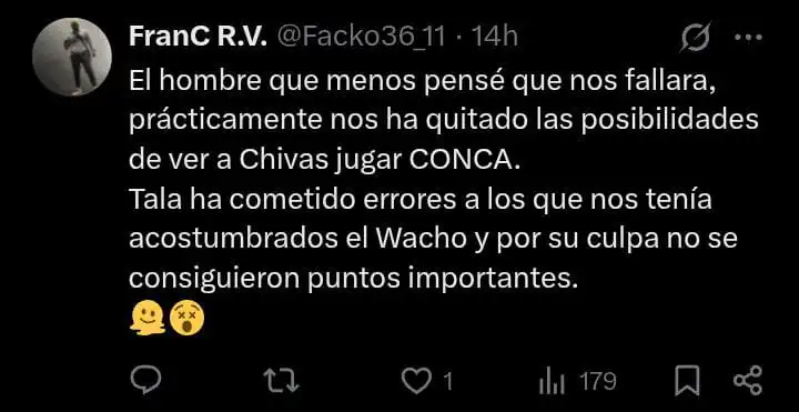 Jugadores de Chivas criticados