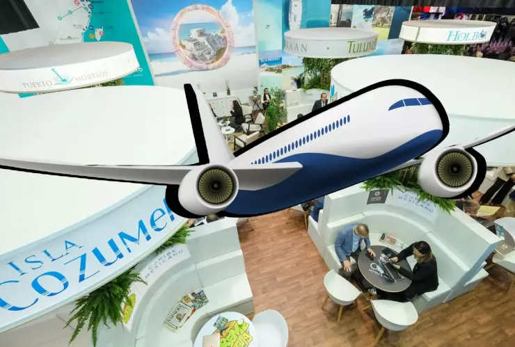 Mayor conectividad aérea y convenciones turística, primeros logros en Fitur 2025_ Mara Lezama